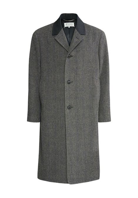 cappotto monopetto uomo antracite MAISON MARGIELA | S50AA0159 M35485001F